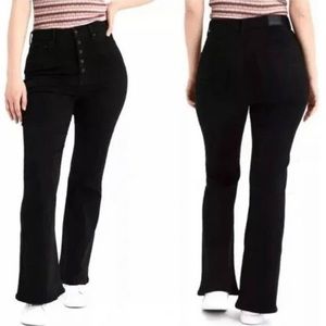 American Eagle CURVY HIGHEST RISE FLARE NE(X)T LEVEL STRETCH. Sz 14 32W X-SHORT